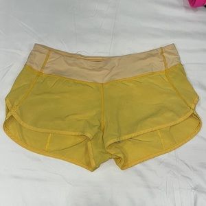 lululemon 2.5 inch speed up shorts